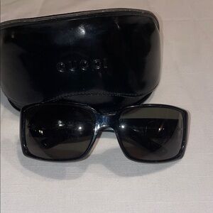 Gucci Black Sunglasses with Case